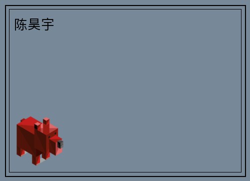 陈昊宇